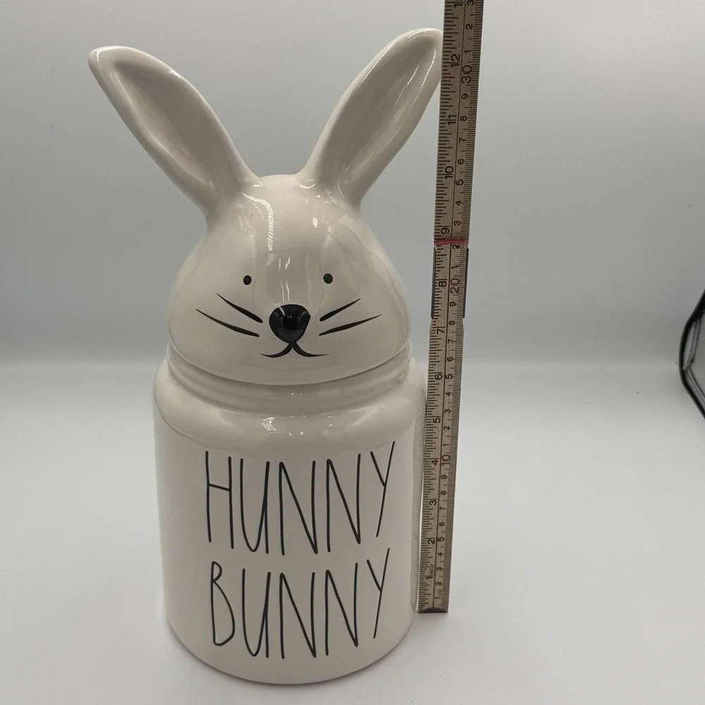 Rae Dunn‎ Artisan Collection By Magenta HUNNY BUNNY Rabbit Head Cookie Jar New